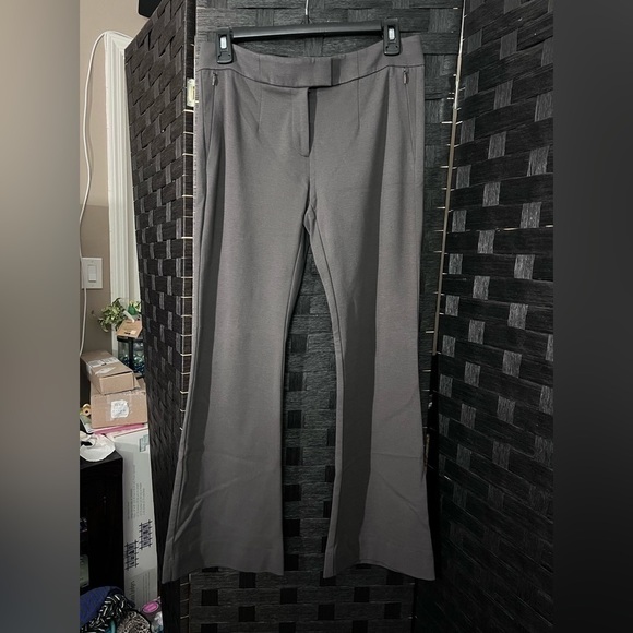W By Worth - Dark Taupe Pointe Bootcut Trouser Size 2 - Picture 10 of 15